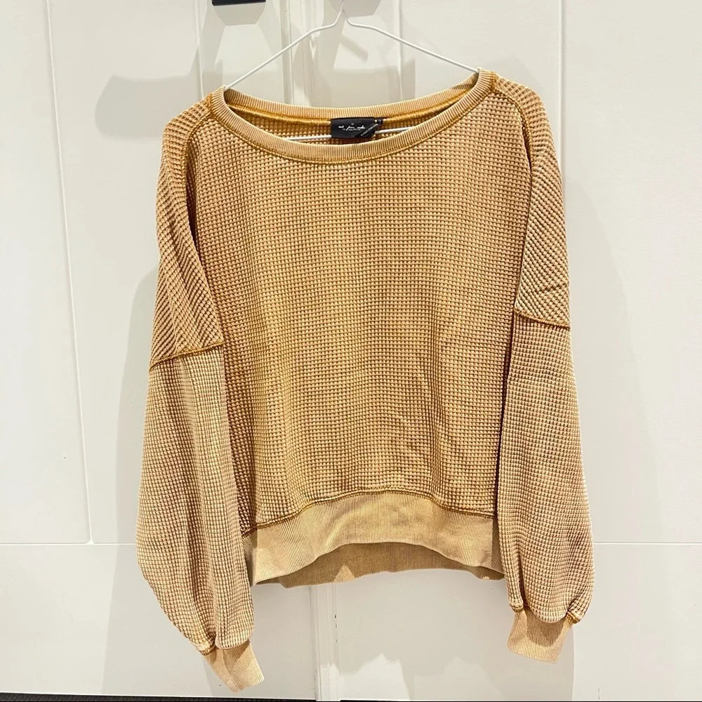 Urban Outfitters Out from Under Luciana Long Sleeve Top in Beige (XS) - Picture 6 of 10